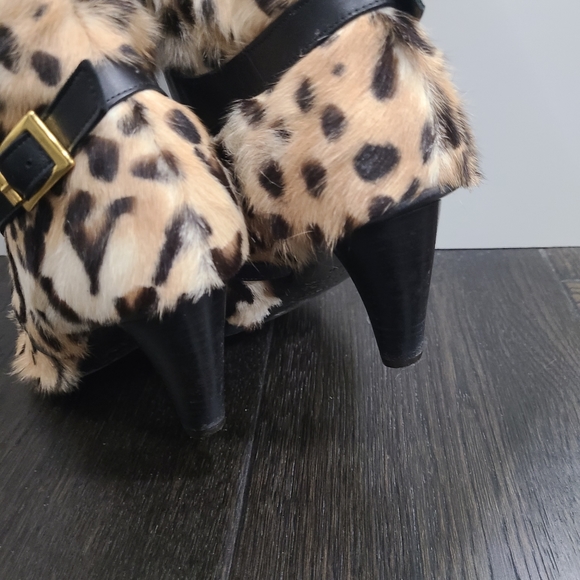 Tall italian leather boots with fur - Picture 8 of 9